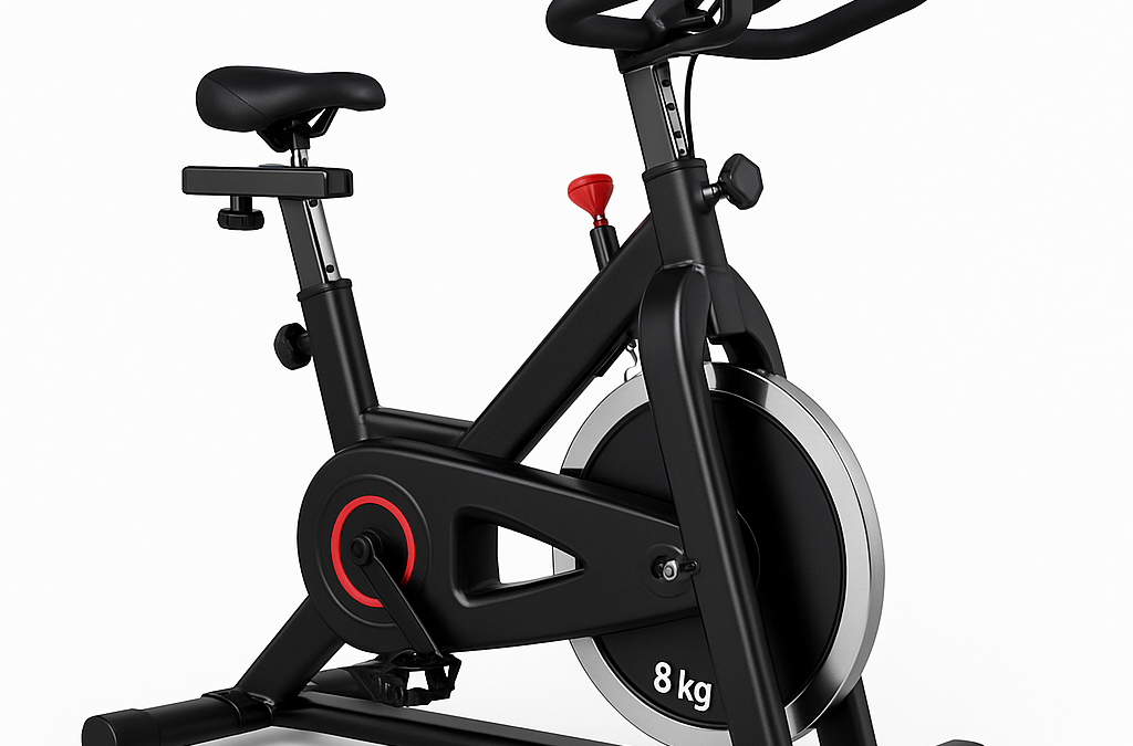 Melhor Bicicleta Spinning Odin Fit 8 kg (preto/vermelho) — para começar no indoor sem gastar muito
