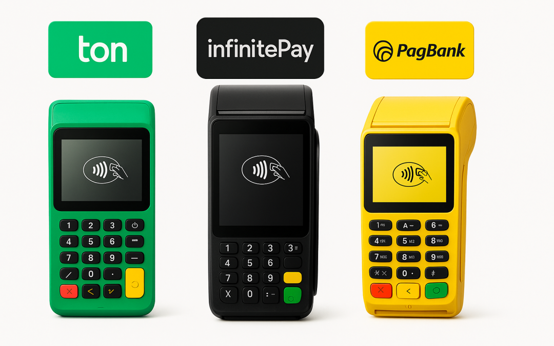 Melhor maquininha de cartão para quem está começando: Ton, InfinitePay e PagBank — como escolher a ideal para o seu negócio